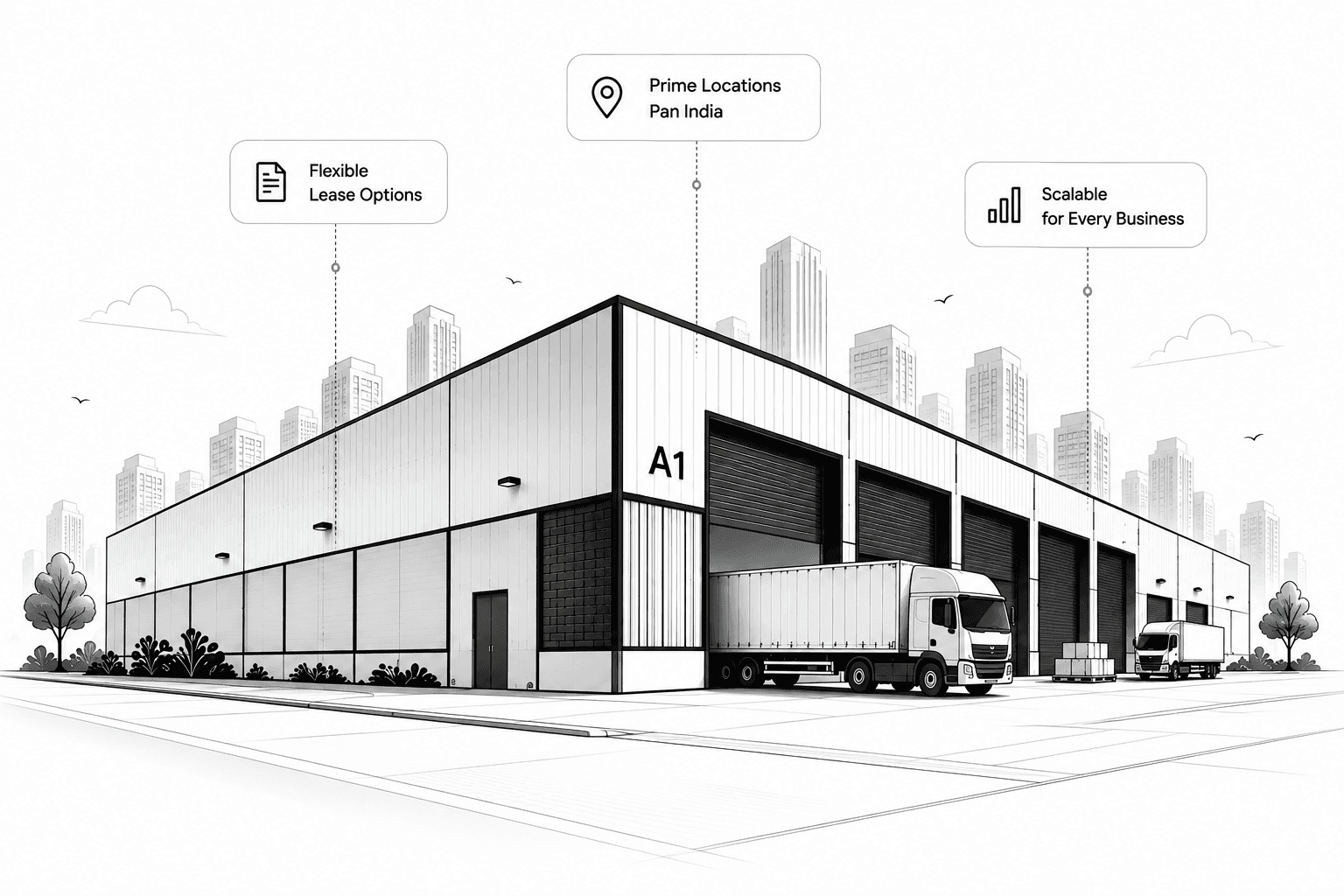 Brand space requirement illustration